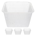 thumbnail image 1 of Miangastore 4pcs Plastic Net Cups Hydroponic Planting Mesh Pots Small Planting Baskets Pots Plant Containers, 1 of 9
