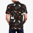 thumbnail image 6 of Salouo Animal Koi Fish for Men's Short Sleeve Polo Shirts,Polo Shirts for Men Performance Short Sleeve Golf Shirt Athletic Casual Collared T-Shirt-3X-Large, 6 of 8
