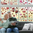 thumbnail image 7 of Valentines Day Window Clings - Cuttable Heart Stickers for Glass, Mirror, Home Decor - Removable & Reusable Valentines Decorations for Office, Classroom, Party by PALIFEUR, 7 of 7