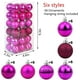 thumbnail image 3 of Adornos de bolas de Navidad, adornos de Navidad irrompibles, colgantes de bolas de árbol, decoración de fiesta de Halloween para bodas, bolas de decoración para árboles de Navidad o, 3 of 5