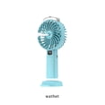 thumbnail image 3 of Toystoory Ventilador USB de mano, portátil, recargable, modos de pulverización, reposición, refrigeración, pantalla Digital, de oficina, Electrodomésticos Azul claro Toystoory HA079779-04B, 3 of 6