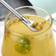 thumbnail image 5 of 6 Pailles À Mojito En Acier Inoxydable Ensemble Cuillère À Café Cuillère À Cocktail Mélangeur À Café Réutilisable, 5 of 5
