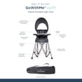 thumbnail image 2 of Baby Delight Go with Me Uplift Silla alta portátil de lujo | Toldo para el sol | Interior y exterior | Gris, 2 of 5