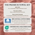 thumbnail image 3 of Great Bay Home Quick Dry Loop Textured 12-Pack Washcloth Set, 13" x 13", Desert Rose, 3 of 6