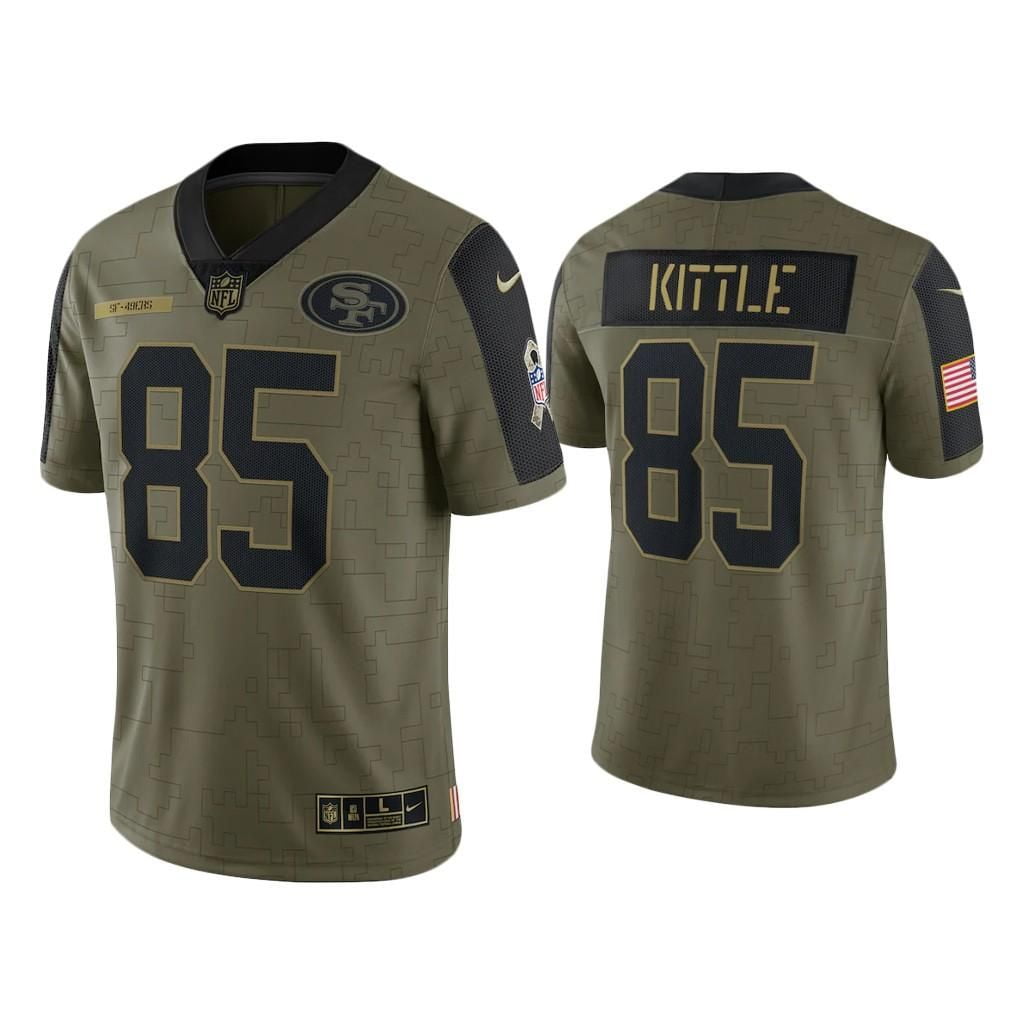 Men's Nike Nick Bosa Brown San Francisco 49ers 2023 Salute to Service Limited Jersey Size: Medium