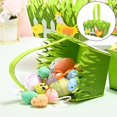 thumbnail image 4 of GUOOL Panier de Pâques avec Poignée de Transport pour les Enfants Non Tissé Mignon Modèle de Pâques Orange Poule, 4 of 9