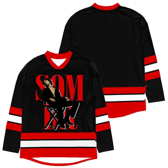 Sombr Merch Jersey V-Neck Sweatshirts Cosplay Women Men Fashion Winter Long Sleeve Y2K Top