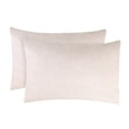 thumbnail image 2 of Superior Melange Flannel Cotton Pillowcases, Set of 2, King, Beige, 2 of 10