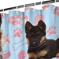 thumbnail image 3 of German Shepherd Shower Curtain 36"x72" ,Bathroom Decorative Shower Curtains Set with 12 Hooks,Modern Waterproof Washable Shower Curtain, 3 of 6