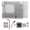 Silver, variant on M Buder Premium Aluminum Alloy Computer Case for Raspberry Pi 4 Model B, Protective Enclosure with Quiet DC5V Cooling Fan & 3 Heat Sinks, Black (4.33 inches / 11 cm)