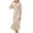 Rose Gold, variant on Azrian Womens Pajamas,Women's Solid Color Home Wear Casual V-neck Belt Half Sleeve Pajama Dress M Size,Black on