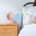 thumbnail image 4 of sruoe Small Tabletop Fan, Desk Fan, Table Top Fan, Desktop Fan Rechargeable, Bathroom Fan, Clip on Fan, Indoor Fan, Small Desk Fan, Outdoor Fans for Patios Office Fan, 4 of 5
