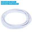 thumbnail image 2 of Uxcell Fabric Cloth Covered Round Wire, 9.84ft 18AWG 2 Core Vintage Woven Electrical Cord, White, 2 of 7