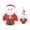 B, variant on Tkrady Christmas Cutlery Bag, 4pcs Cute Santa Claus Silverware Tableware Holder Knife Fork Bag Pouch Decor