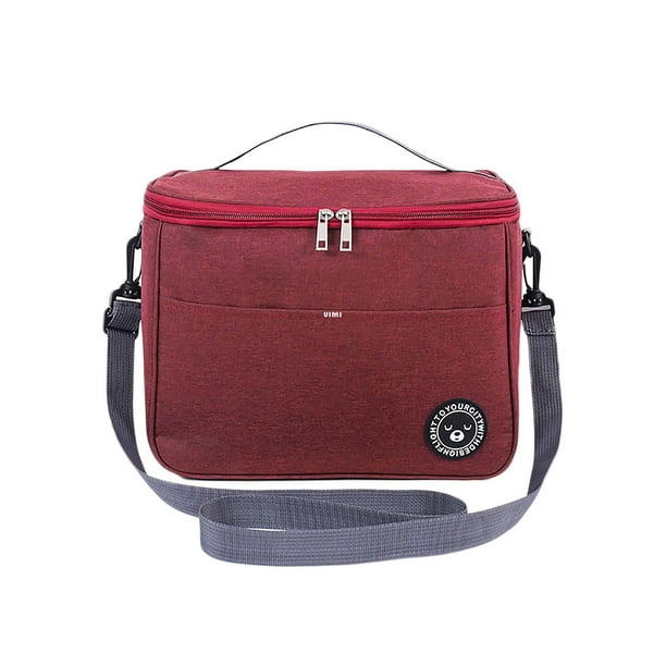 Lonchera Bolsa Térmica VIMI Gran Capacidad Color rojo