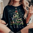 thumbnail image 2 of Pitbull Christmas Tree T-Shirt, Funny Dog Lover Gift, Pitbull Christmas Lights Shirts, Christmas Shirts for Women Men, 2 of 3