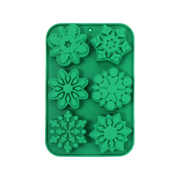 Pisexur Batería de cocina Moldes de silicona navideños: moldes de silicona para mousses, pasteles, magdalenas, cubitos de hielo, gelatina, chocolate, jabón, loción, b para la cocina del hogar