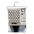 thumbnail image 2 of Transparent PEVA Shower Curtain - Black Arabesque Design - 71x71 Inches, 2 of 5