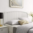 thumbnail image 6 of Modway Nova Modern Farmhouse Twin Metal Spindle Headboard in White, 6 of 6