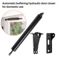 thumbnail image 2 of Black Heavy-Duty Door Pneumatic Closer for Standard Storm Doors, 2 of 9