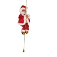 thumbnail image 2 of Xihbxyly Adorno de Papá Noel Trepador, Escalera Musical con Cadena de Cuentas, Decoración Navideña con Movimiento, Decoración Festiva para El Hogar y El Exterior, Regalo Perfecto de Navidad, Tamaño 2, 2 of 7