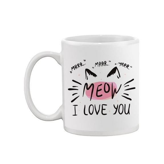 Meow Cat Love Mug - Image by Shutterstock