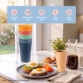 thumbnail image 6 of MASTERCOOK 27 oz Plastic Drinking Cups Set of 6 Unbreakable Stackable Bright, 6 of 8