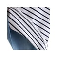 thumbnail image 4 of Girls Cartoon Mouse Stripe Colorblock Summer Denim Short Sleeve Dress Princess DressesTutu Denim Skirts Baby Colorblock Short Sleeve Dresses, 4 of 6