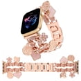 thumbnail image 1 of Pulsera Elegante REALSIGN flor oro rosa compatible con Apple Watch eslabones cubanos árbol de la vid, 1 of 6