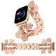 thumbnail image 1 of Pulsera Elegante REALSIGN flor oro rosa compatible con Apple Watch eslabones cubanos árbol de la vid, 1 of 6