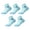 Light Blue, variant on 5 Pairs Athletic Ankle Socks for Men Cushioned Terry Bottom Moisture Wicking Running Training Sports Socks Breathable Comfortable Cotton Socks for Women Under $10(Blue One Size)