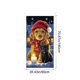 thumbnail image 2 of Decoraciones de Navidad Interior 35 X 71 Pulgadas Marco de Puerta de Navidad - Patrón de Santa Claus - Decoración de Puerta de Navidad - Decoración de Fiesta Del Festival, 2 of 6
