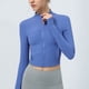 thumbnail image 1 of Chaquetas y abrigos casuales con capucha de manga larga para mujer, traje de entrenamiento de manga larga, cuello alto, doble bolsillo, abrigo de yoga, cremallera de doble cabeza, abrigo deportivo par, 1 of 7