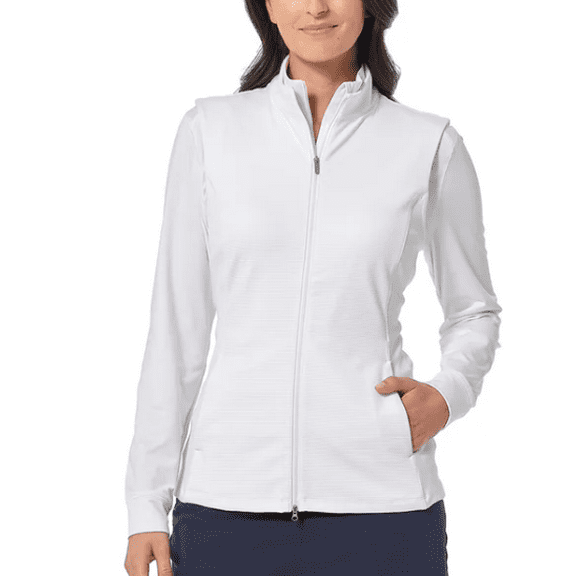 Greg Norman Women's Ribbed Vest White Medium