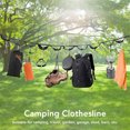 thumbnail image 4 of Laundry Drying Line, Neat Organization Nylon Comfortable Feel Camping Clothesline  For Garage, 4 of 8