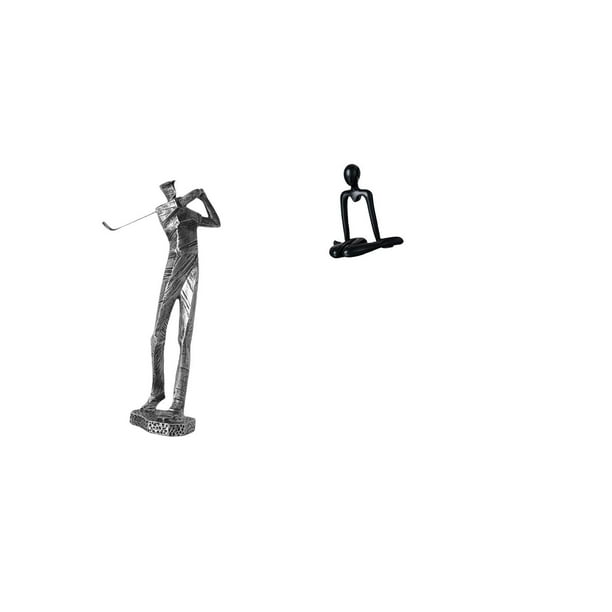 Figura de golfista,Estatua de golfista de resina,figura de golfista,decoración del hogar,Adorno de escultura moderna para centro de mesa,regalo,Figura de escritorio,Escultura abstracta de