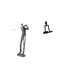 thumbnail image 1 of Figura de golfista,Estatua de golfista de resina,figura de golfista,decoración del hogar,Adorno de escultura moderna para centro de mesa,regalo,Figura de escritorio,Escultura abstracta de, 1 of 8