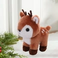 thumbnail image 4 of Honeeladyy 3.94" Reindeer Stuffed Toy Farm Animals,Plushies Stuffed Animals Plush Toys Little Stuffed Animal, Cute Stuffed Animal Plush Toy Birthday Christmas Gifts for Boy Girls, Brown, 4 of 6