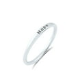 thumbnail image 3 of Sterling Silver Thin Stackable Hope Ring for Women and Teens - Size 5, 3 of 3