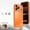 Orange, variant on Case for iPhone 17 Pro Max, Compatible with MagSafe, Metal Shockproof Magnetic Protective Cover with Speaker Dust Cover, Snap Buckle Switch and PC Fine Hole Protective Ring, Blue
