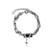 thumbnail image 5 of Pulsera de cuerda con forma de estrella de diamante negro para hombre, estilo simple, moderno y atractivo, de acero de titanio, joyería de mano de estilo permanente y simple, 5 of 5