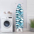 thumbnail image 3 of HELLHERO Camouflage Pattern Table Top Ironing Board Cover 3 Fasteners Elastic Edge Iron Board Cover Replacement Soft Fabric Ironing Board Covers for Women, 3 of 5