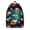 Baseballs and Flames, variant on Baseballs and Flames Blue Backpack for School, Cute School Bag with Adjustable Shoulder Straps and Padded Back, 15.7"x11.8"x5.5"