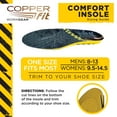 thumbnail image 5 of Copper Fit® WORK GEAR Comfort Insoles | High Impact Cushioning | Men’s Size 8-13, 5 of 8