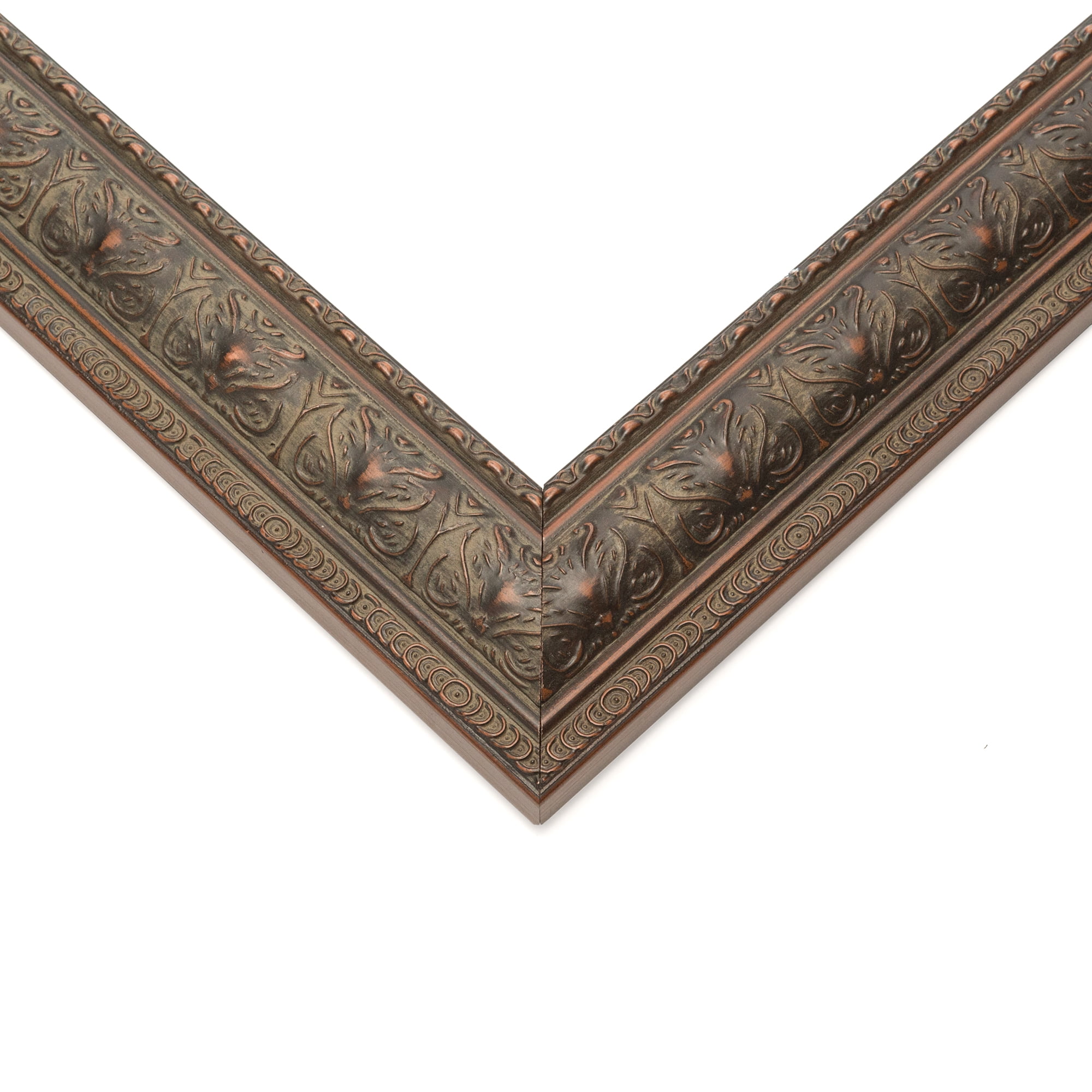 18x24 Ornate Brown Real Wood Picture Frame Width 1.5 Inches | Interior Frame Depth 0.5 Inches |