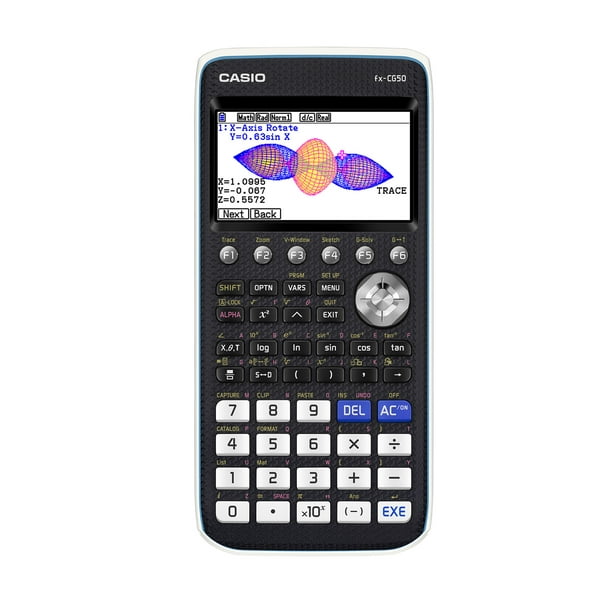 Casio Color Graphing Calculator, Natural Display, Black Walmart