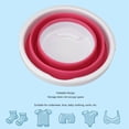 thumbnail image 3 of Foldable Mini Washer, Portable   4 Gear Washing Machine For Baby Clothing, Underwear, Socks With Efficient Cleaning, 3 of 8
