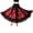 Red, variant on Stylish Womens Flamenco Ballroom Waltz Dance Swing Skirt Sequined Floral