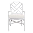 thumbnail image 2 of Kara Rattan Arm Chair - White, 2 of 9