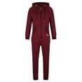 thumbnail image 4 of lmcalzta Mens Tracksuits 2 Piece Sweatsuit Long Sleeve Pullover Athletic Set Full Zip Running Jogging Sport Jacket and Pants, 4 of 6